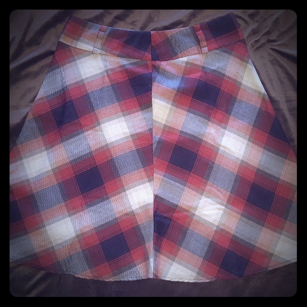 Size 16 Plaid Skirt